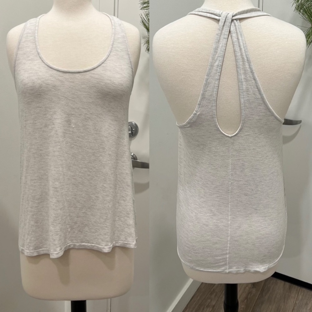 Skin Drapey Tank, Size XS, in Light Grey